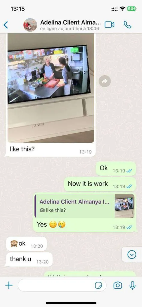 IPTV Lux support conversation example 4